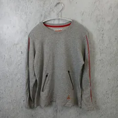 CASTLEBAJAC カステルバジャック レディースF グレー 長袖 トレーナー スウェット ジッパーポケット 刺繍 ◇〇