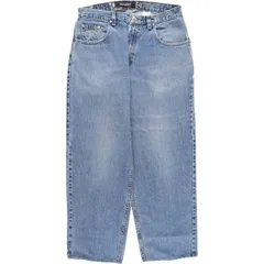 古着 90年代 リーバイス Levi's SILVER TAB シルバータブ BAGGY バギー テーパードデニムパンツ USA製 メンズw33相当/evb033274