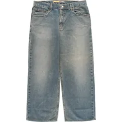 古着 00年代 リーバイス Levi's SILVER TAB シルバータブ LOW+LOOSE ロールーズ ストレートデニムパンツ メンズw35相当/evb033291