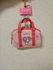 マイメロディ ミニバック ポーチ キーホルダー マイメロディ