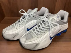 NIKE ナイキ スニーカー HQ1988-100 Shox R4 ホワイト メタリックシルバー ブルー