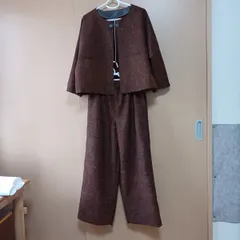 セットアップ　ジャケット&ワイドパンツ　着物リメイク「318」ハンドメイド