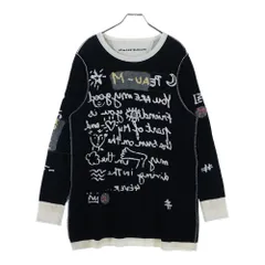 JC de CASTELBAJAC (カステルバジャック) 総柄ニット ブラック