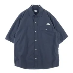 THE NORTH FACE (ザノースフェイス) S/S NUPTSE SHIRT ヌプシ ドットボタン ナイロン 半袖シャツ ブラック NR22331