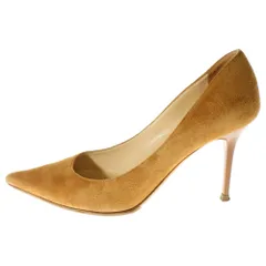 JIMMY CHOO (ジミーチュウ) AGNES アグネス ポインテッドトゥ スウェード ハイヒール パンプス レディース ブラウン