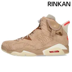 ナイキ ×トラヴィススコット Travis Scott  AIR JORDAN 6 SP BRITISH KHAKI DH0690-200 エアジョーダン6ブリティッシュカーキスニーカー メンズ 26cm