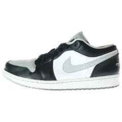 NIKE (ナイキ) AIR JORDAN 1 LOW BLACK LIGHT SMOKE GREY エア ジョーダン 1 ブラック ライト スモーク グレー ローカットスニーカー US10/28cm 553558-039