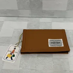 POTER ポーター カードケース パスケース 707-08229 キャメル タグあり
