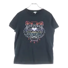 KENZO (ケンゾー) GRADIENT TIGER T-SHIRT グレイディエント タイガー グラフィック クルーネック カットソー 半袖Tシャツ ブラック F962TS8134YE