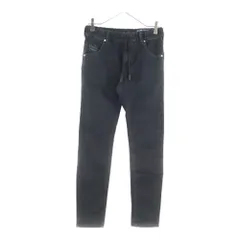 DIESEL (ディーゼル) JOGGJEANS THOMMER ジョグジーンズ スリムテーパードデニムパンツ レディース ブラック 0687Z