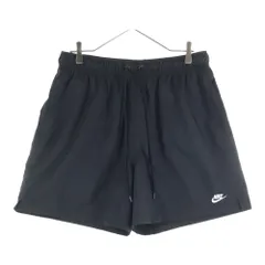 NIKE (ナイキ) Club Men's Woven Flow Shorts クラブ メンズ ウーブン フロー メッシュショートパンツ ショーツ ブラック FN3308-010