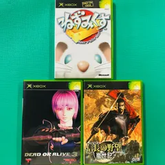 【３点セット】XBOX ねずみくす デッドオアアライブ3 信長の野望 嵐世記