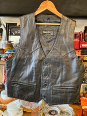 All American Rider レザーベスト XL バイカー 本革 - メルカリ