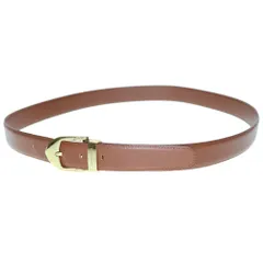 LOUIS VUITTON (ルイヴィトン) タイガ サンクチュール クラシック ロゴデザイン ゴールド金具 レザーベルト ブラウン M6840V CT1907