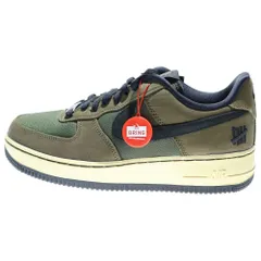 NIKE (ナイキ) ×UNDEFEATED AIR FORCE 1 LOW SP アンディフィーテッド ローカットスニーカー カーキ US9.5/27.5cm DH3064-300
