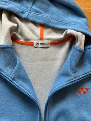 YONEX スウェットパーカー ブルー M.O