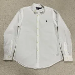 ポロシャツ 白 m