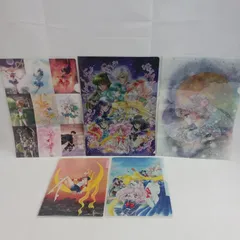 【未使用美品】美少女戦士セーラームーン展　限定クリアファイル　A4 x3枚　B5x2枚　武内直子原画(う)