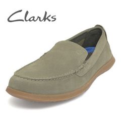Clarks クラークス メッシュ ボートシューズ グレー 26.5cm 44 - メルカリ