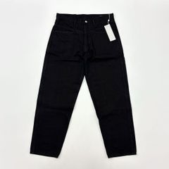 25aw 2025 新品 COMOLI コモリ ブラック デニム テーパード パンツ C03