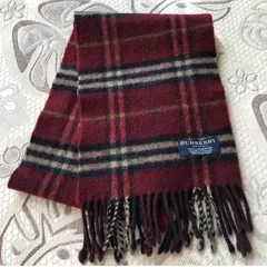 一度使用★BURBERRY  ノバチェックマフラー