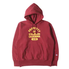 STANDARD CALIFORNIA スタンダードカリフォルニア パーカー サイズ:L / Champion 単タグ カレッジ 5段ロゴ リバースウィーブ パーカー (Champion × SD REVERSE WEAVE HOOD SWEAT)