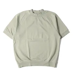 【新品同様】FEAR OF GOD フィアオブゴッド Tシャツ サイズ:M / 22SS FOG ESSENTIALS ラグラン クルーネック スウェットシャツ (S/S Raglan Crewneck) / グリーン系(Seafoam)【メンズ】【中古】