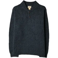 古着 90~00年代 エルエルビーン L.L.Bean ヘンリーネック ラムウールニットセーター メンズL相当 ヴィンテージ/eaa607578