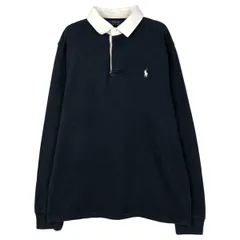 古着 ラルフローレン Ralph Lauren POLO RALPH LAUREN CUSTOM FIT 長袖 ラガーシャツ メンズL相当/eaa609399