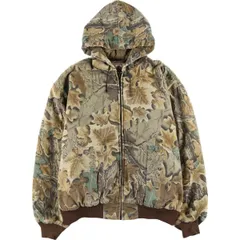 古着 80~90年代 ウォールズ Walls リアルツリーカモ 中綿パーカー パファージャケット USA製 メンズXL相当 ヴィンテージ/eaa609842