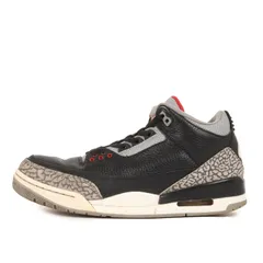 NIKE ナイキ サイズ:28.5cm / AIR JORDAN 3 RETRO OG BLACK CEMENT (2017年製 / 854262-001) / エアジョーダン3 レトロ / ブラック ファイアレッド / US10.5【メンズ】【中古】