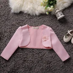 長袖ボレロ 即購入OK 女の子 ボレロ カーディガン 子供服 ジャケット コート 子どもドレス 子供フォーマル パール 花 キッズ 結婚式 入学式 卒園式 発表会 演奏会 入園式 七五三 花童 リゾート フラワーガール 上品