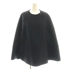 エストネーション ESTNATION リバーケープコート ポンチョ ジャケット F ブラック /DF ■OS