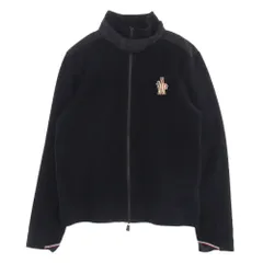 MONCLER モンクレール H20978G70000 GRENOBLE グルノーブル MAGLIA CARDIGAN フリース ジャケット ブラック系 XL【中古】