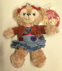 東京ディズニーシー ぬいぐるみバッジ Sweet Duffy 2016 Duffy Brings Love シェリーメイ(デニムスカート) 2016