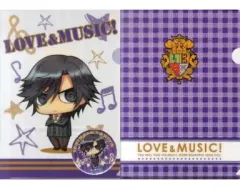 【中古】クリアファイル 一ノ瀬トキヤ A4クリアファイル＆缶バッジセット「うたの☆プリンスさまっ♪」