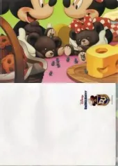 【中古】クリアファイル [単品] ミッキー＆ミニー＆モカ＆プリン(ピクニック) A4クリアファイル「ディズニー クリアファイル3枚セット」 ディズニーストア ファンタミリア ポイント交換景品