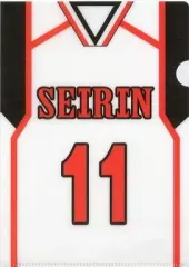 【中古】クリアファイル [単品] 黒子テツヤ(誠凛11) A5ミニクリアファイル 「ジャンボカードダス 黒子のバスケ ファイリングシールセット」