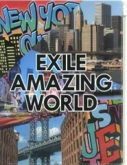 【中古】クリアファイル(男性アイドル) EXILE NY A4クリアファイル 「EXILE LIVE TOUR 2015 “AMAZING WORLD”」