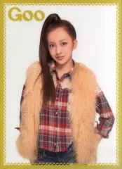 【中古】クリアファイル(女性アイドル) 板野友美(AKB48)/衣装チェック(カーキ) A4クリアブック(Wポケットクリアファイル) Gooシリーズ セブンイレブン限定特典