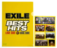 【中古】クリアファイル(男性アイドル) EXILE A4クリアファイル＆ステッカーセット(LOVE SIDE/SOUL SIDE Ver.) 「CD EXILE BEST HITS -LOVE SIDE /SOUL SIDE-」 EX FAMILY/EXILE