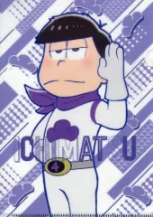 【中古】クリアファイル 一松 「おそ松さん おそ松EXPO トレーディングミニクリアファイル」