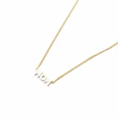 マリアブラック MARIA BLACK SV 925 Mom Necklace ネックレス ゴールド色 シルバー