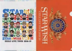 【中古】クリアファイル(男性アイドル) EXILE A4クリアファイル2枚セット 「EXILE LIVE TOUR 2018-2019“STAR OF WISH”」 2018年福岡会場限定