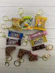 (まとめ売り) お菓子 ラーメン チョコレート ミニチュア キーホルダー