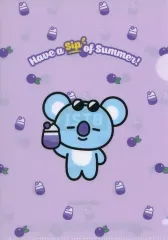 【中古】クリアファイル KOYA(アールエム) A5クリアファイル 「BT21×ファミリーマート(2019年)」 対象商品購入特典 後半