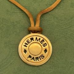 HERMES エルメス ゾディアック ロケットネックレス 星座 ゴールド