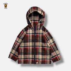A BATHING APE KIDS ラブジェネ マウンテンパーカー マルチカラー 110cm