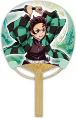 【中古】うちわ 竈門炭治郎 竹うちわ豆だより 「鬼滅の刃」