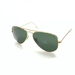 【中古品】Ray-Ban レイバン RB3025 AVIATOR ティアドロップサングラス ブランド アイウェア 【203-260117-gm-33-fuz】